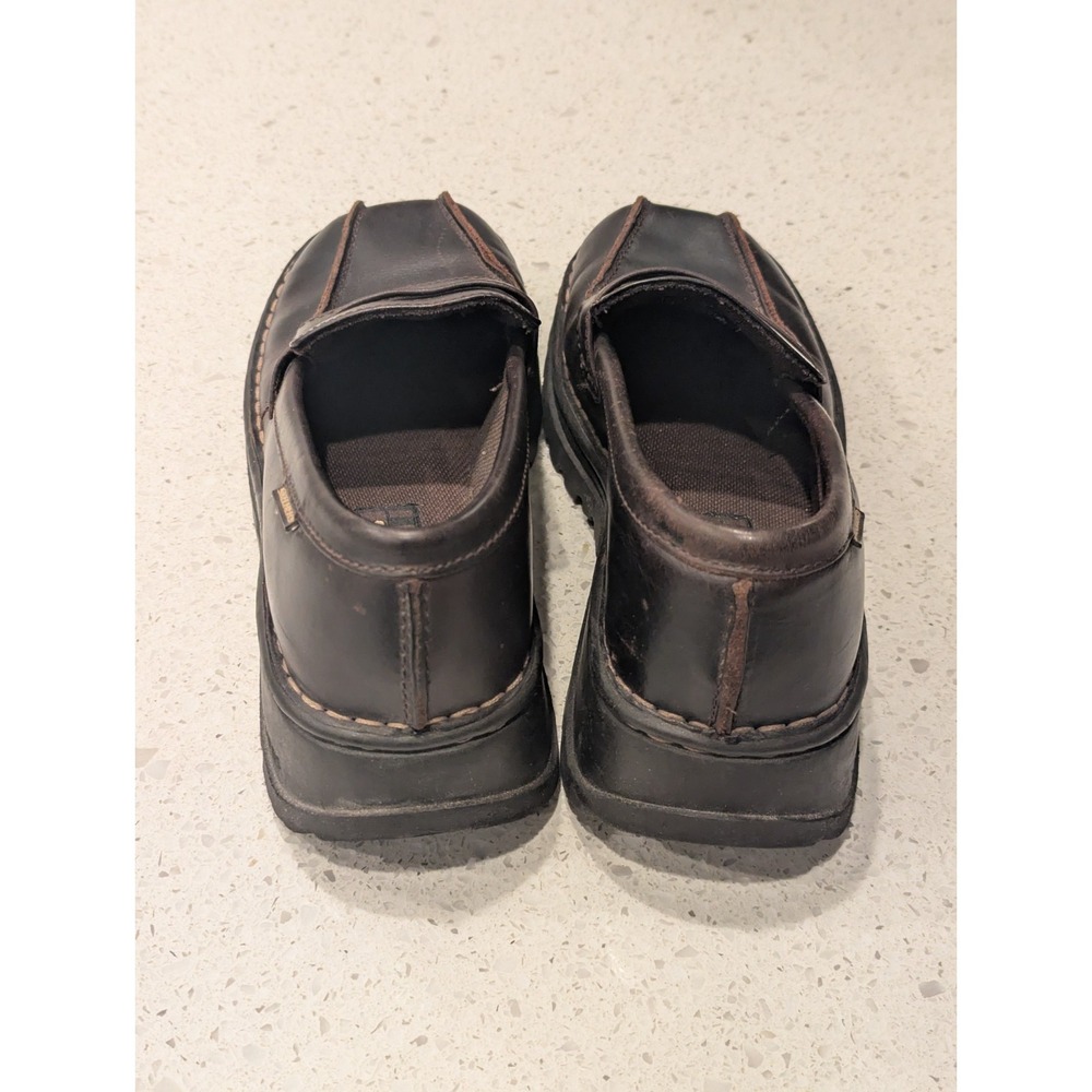 Vintage Skechers Y2K Grunge Brown Leather Chunky Oxford Loafers Women's 8.5 US - Picture 5 of 10